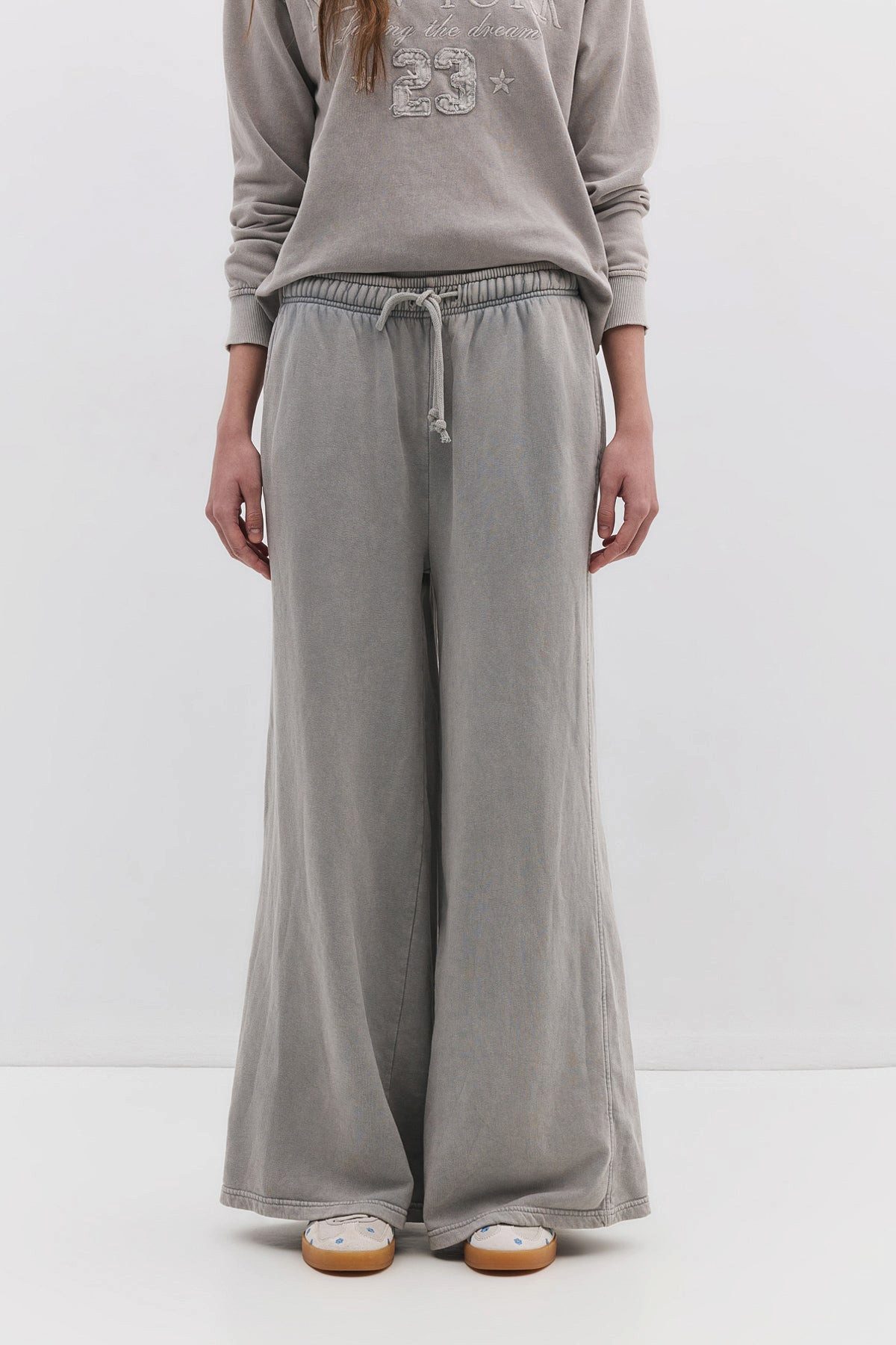 Jogginghose Weite Jogginghose mit Taschen