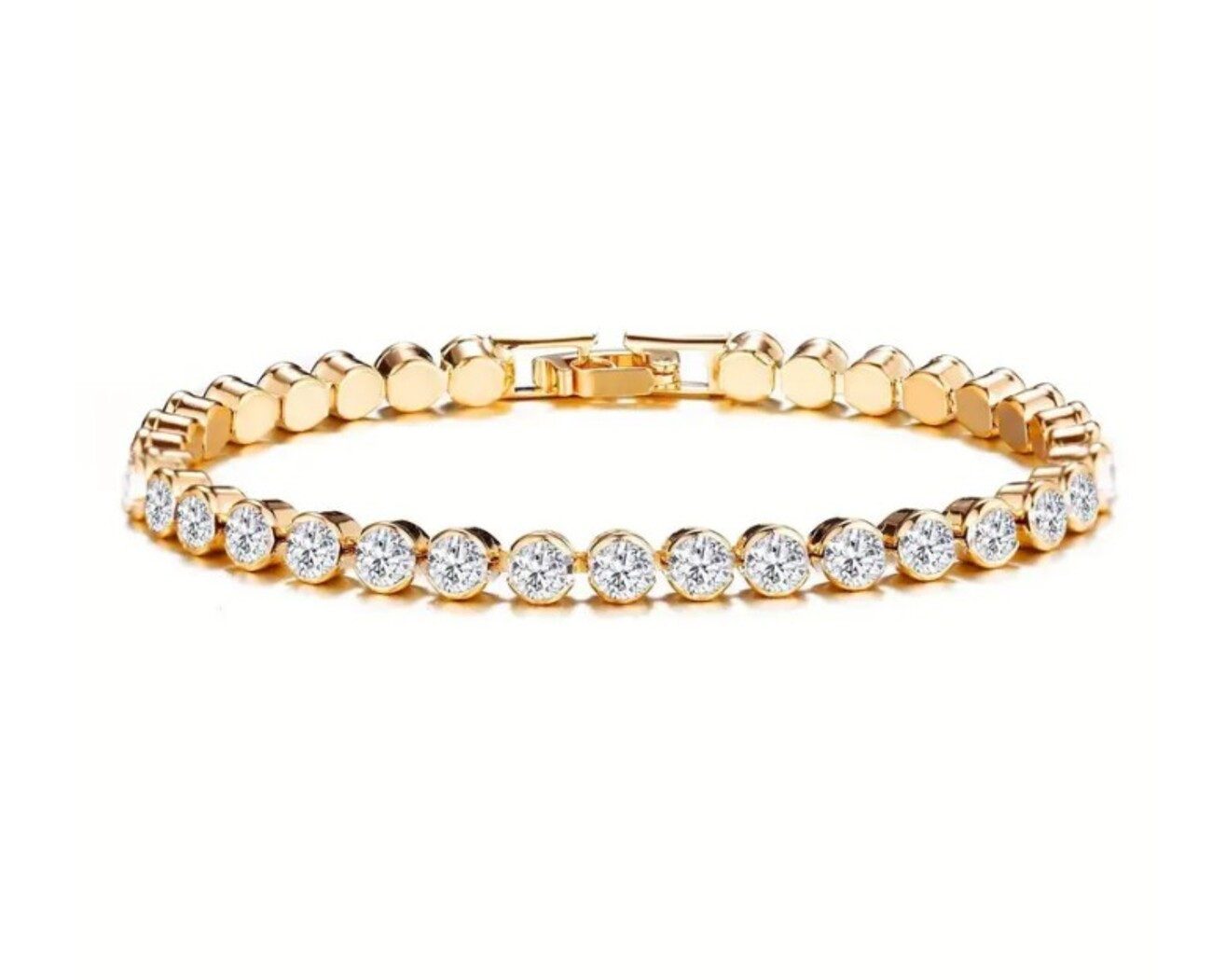 Lale Collection® Armband Glitzer-Strass Tennis-Armband Damen Korea-Style El günstig online kaufen