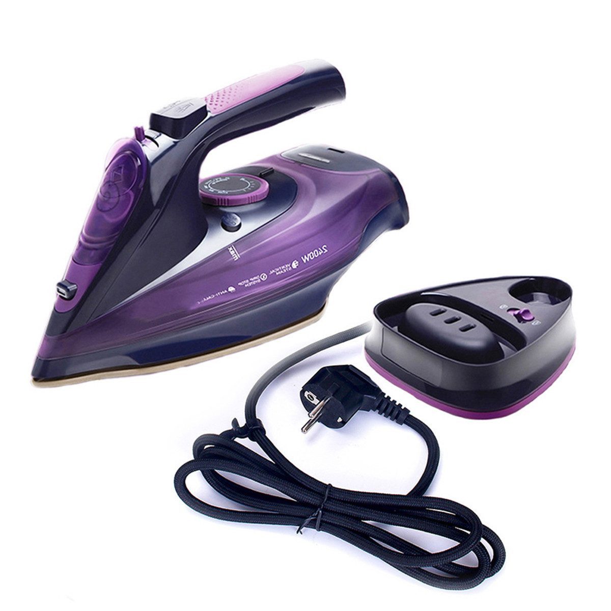 Reisebügeleisen 2400 W Kabelloses Dampfbügeleisen, 360ML Kapazität