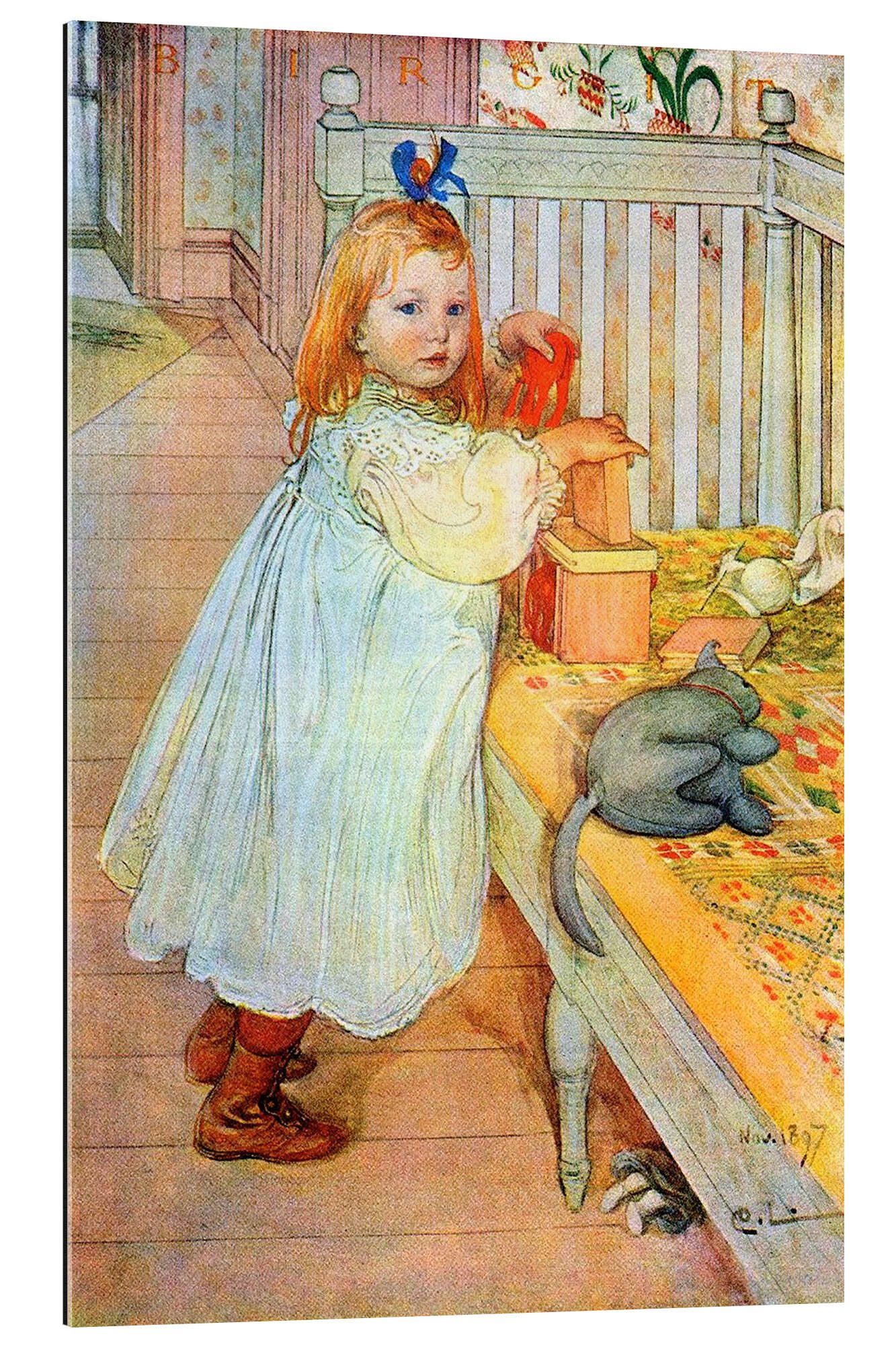 Posterlounge Wandbild Birgit, Carl Larsson, erhältlich als Poster, Leinwandbild, Wandsticker oder Acrylglasbild