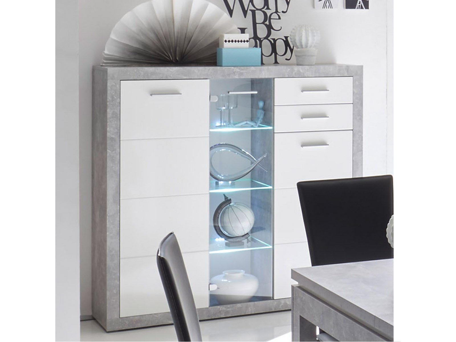 PREISBRECHER Highboard Rio de Janeiro, 137 günstig online kaufen