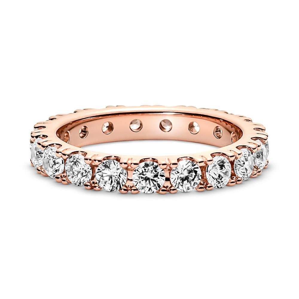 Pandora Fingerring Eternity Ring für Damen von PANDORA mit Zirkonia, ROSE