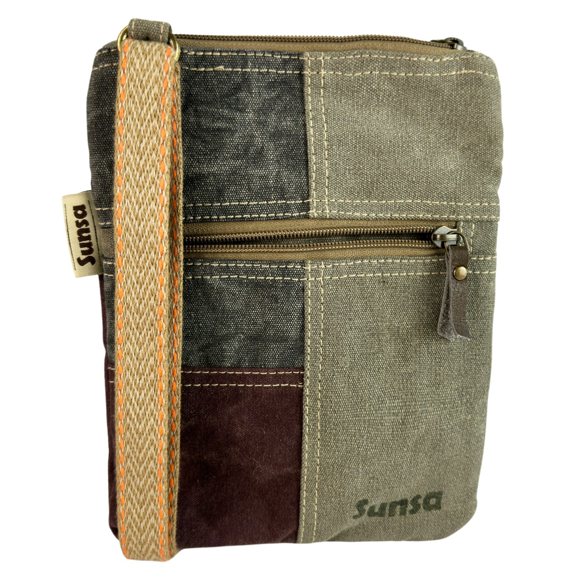 Sunsa Umhängetasche Sunsa Vintage Umhängetasche. Kleine Patchwork Crossover günstig online kaufen