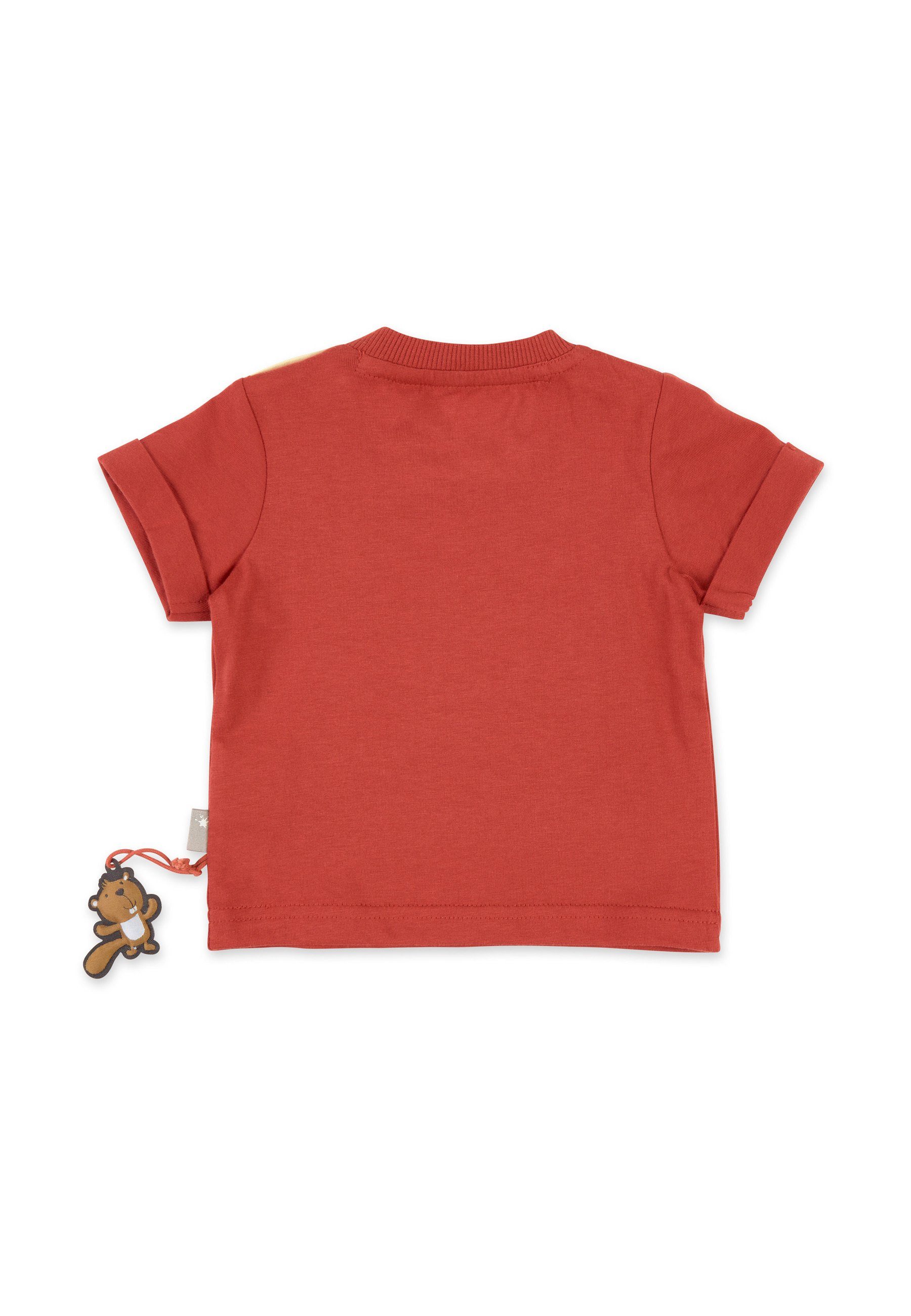 (1-tlg) Baby T-Shirt Sigikid dunkelrot T-Shirt Shirt