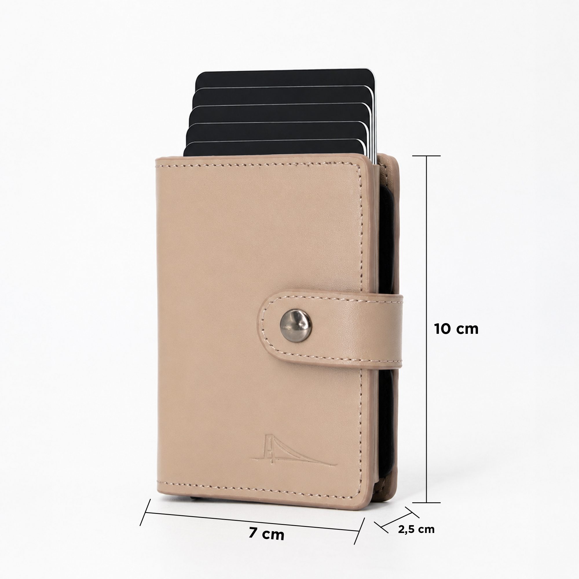 herémood Geldbörse Portemonnaie Damen & Herren, Leder Geldbörse Wallet mit RFID Schutz (Visitenkartenetui Wallets for Men Geschenk Papa RFID Kartenetui, 1-tlg., – Bild 4 von 5