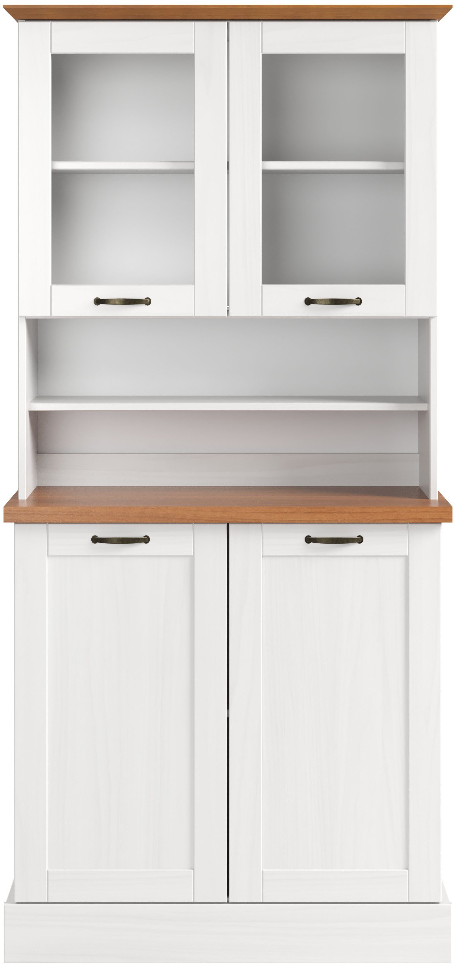 Home affaire Küchenbuffet Teramo Breite/Höhe 86/181 cm, mit Metallgriffen – Bild 4 von 5
