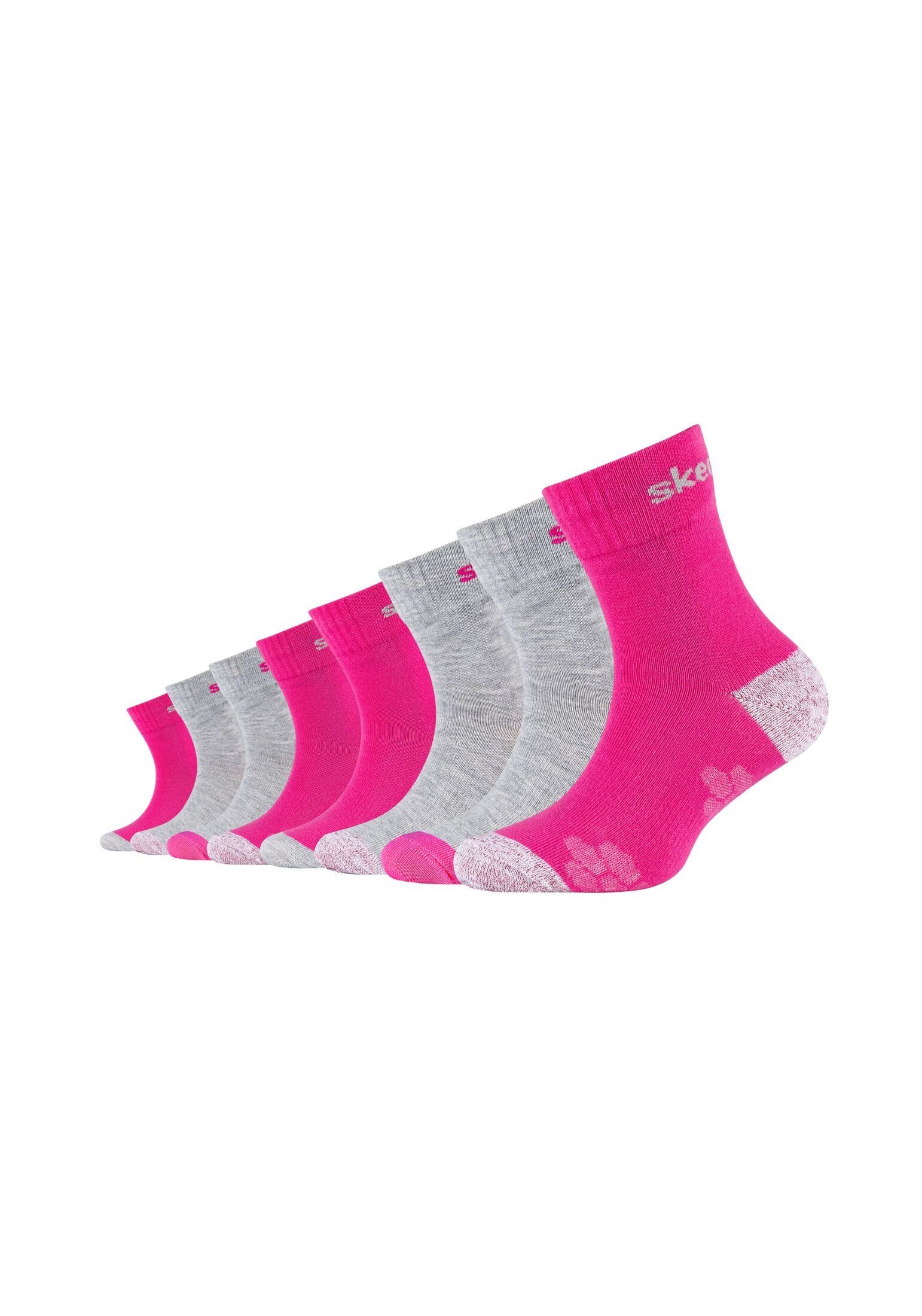 Pack mix 8er shocking Skechers pink Socken Socken
