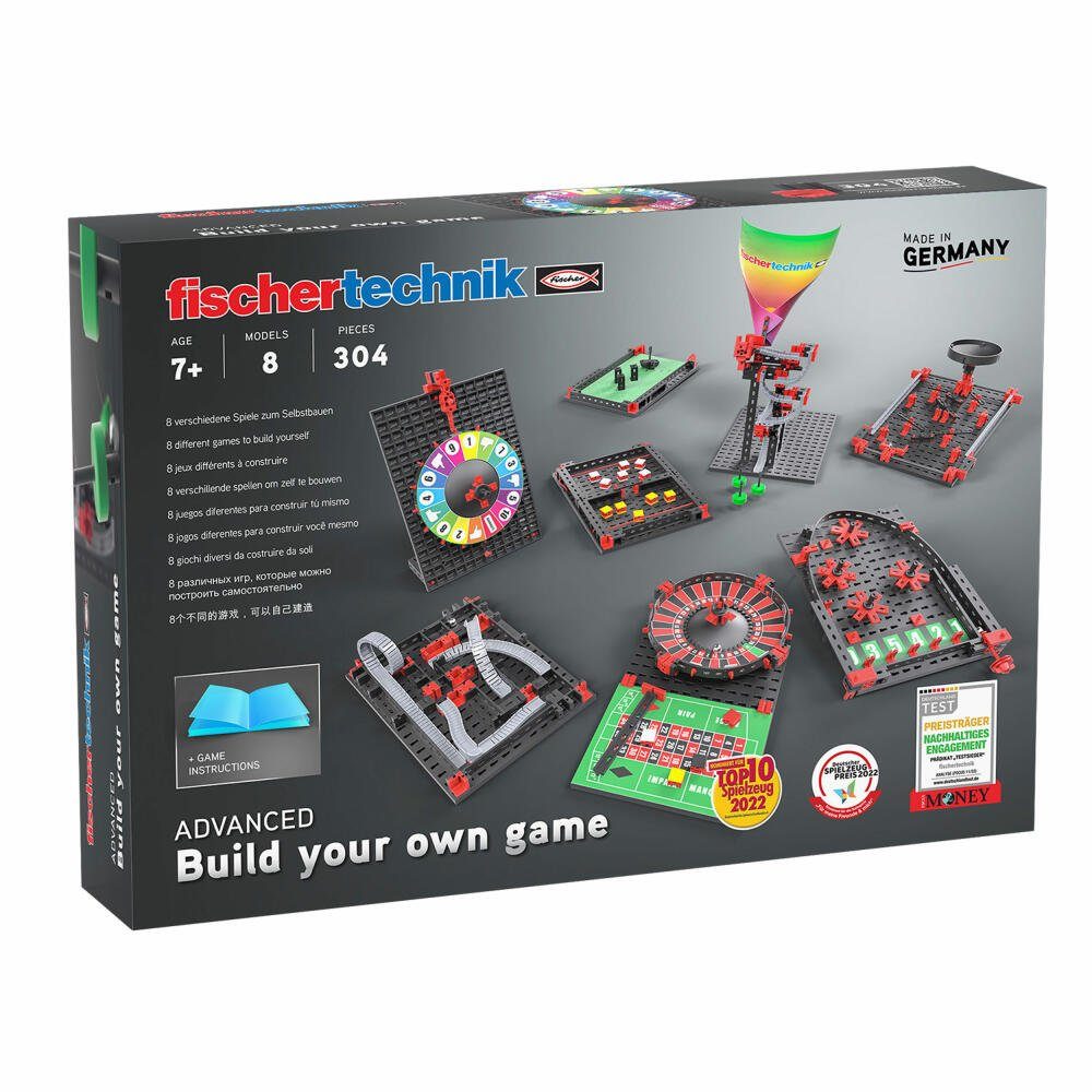 fischertechnik Konstruktions-Spielset Build your own game 304-tlg., (304 St)