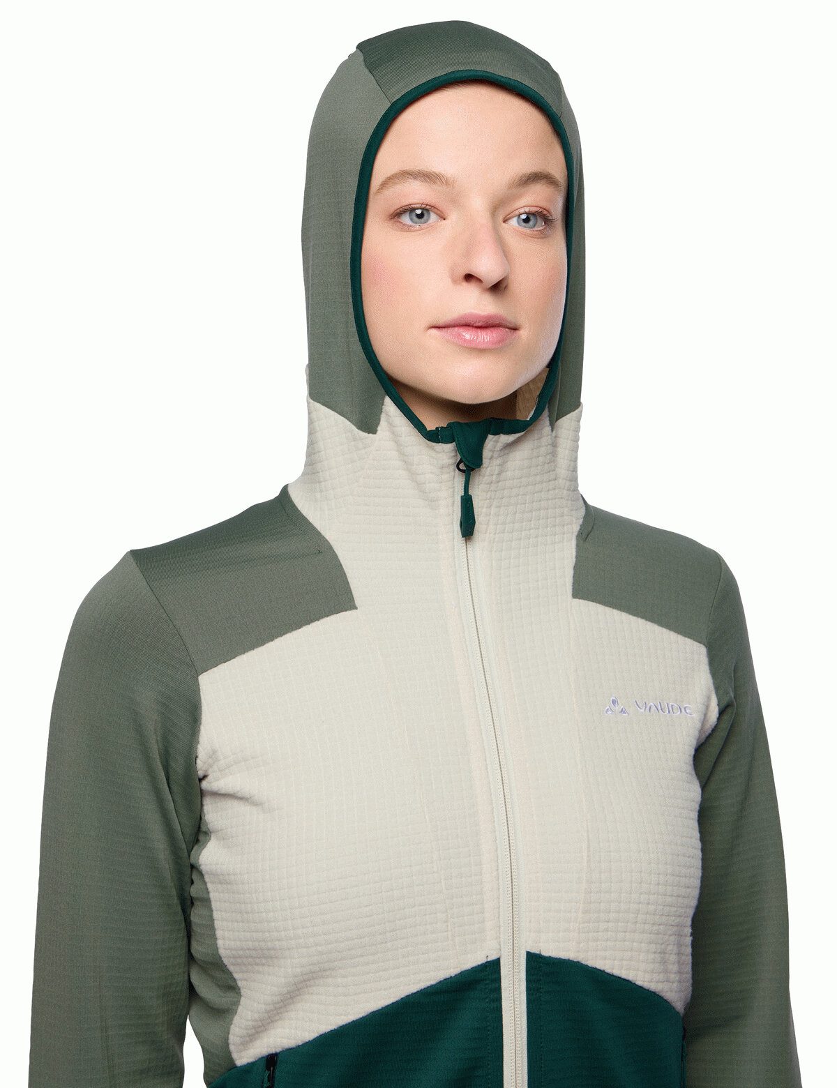 VAUDE Fleecejacke Women's Monviso Hooded Grid Fleece Jacket