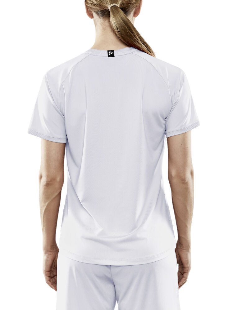 Craft Trainingsshirt Progress Indoor Jersey (elastisches Material) weiss Damen