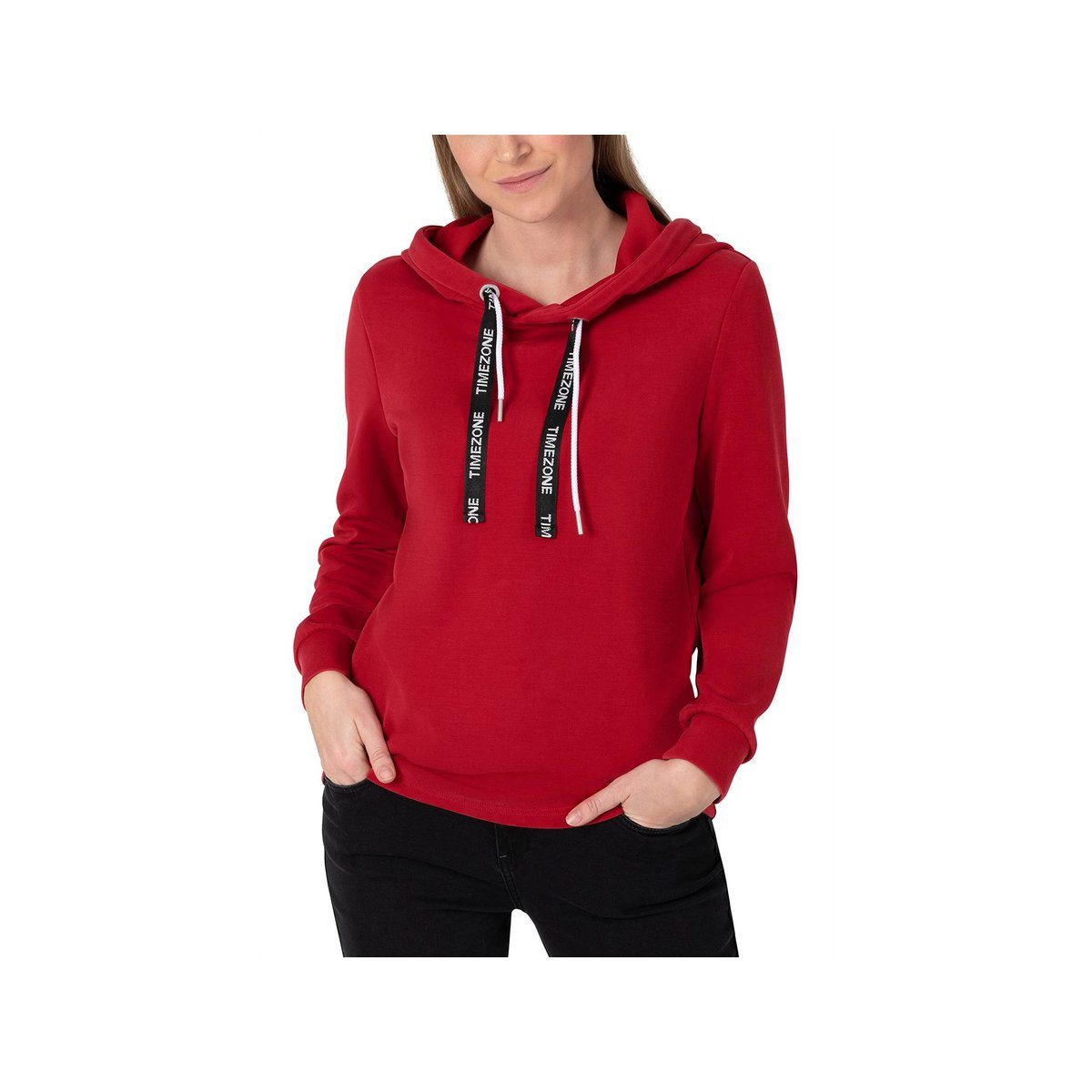 TIMEZONE Longpullover rot (1-tlg)