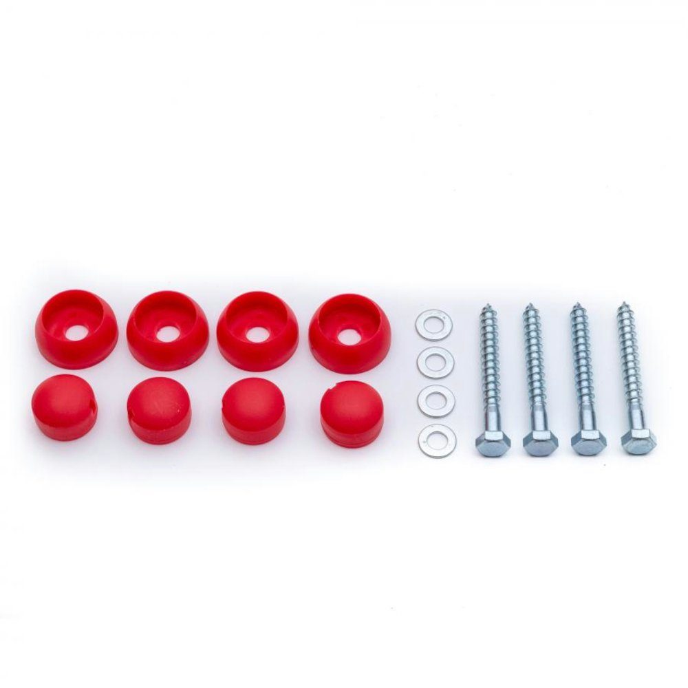 ROG-Gardenline Turnreck, Reckstange aus Metall - 125 CM - Rot