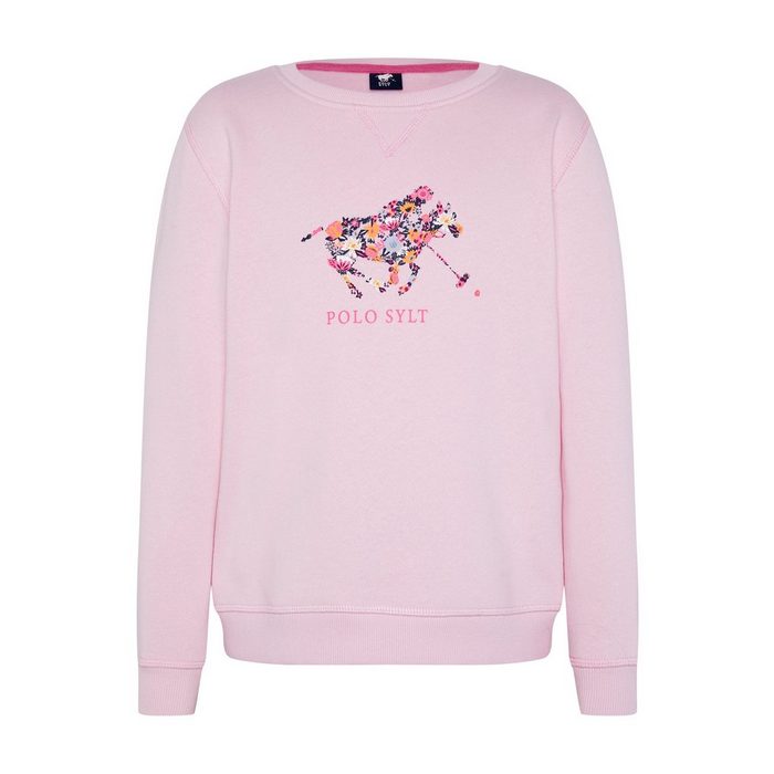 Polo Sylt Sweatshirt mit floralem Logodesign