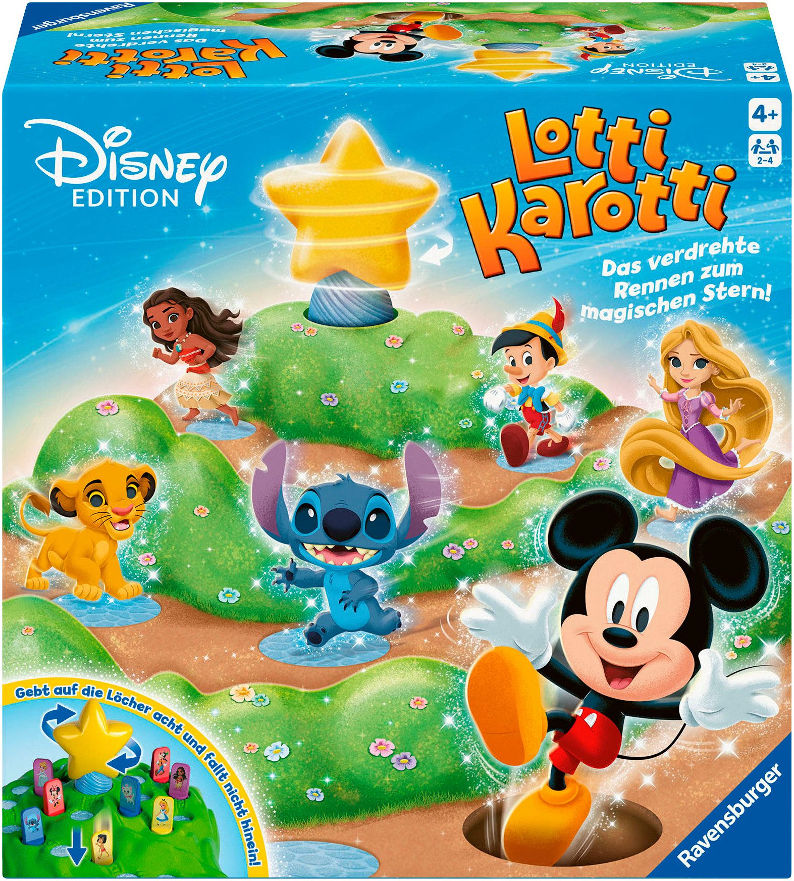 Ravensburger Spiel Lotti Karotti - Disney Edition, Kinderspiel, Made in Europe