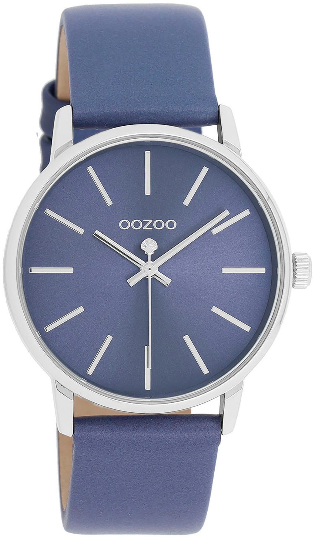 OOZOO Quarzuhr C11064, Armbanduhr, Damenuhr, Lederarmband günstig online kaufen