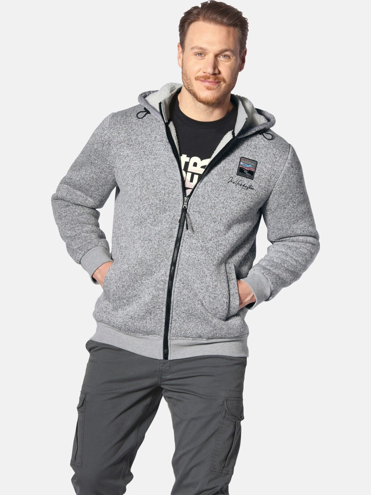 Jan Vanderstorm Fleecejacke NORVID im klassischen günstig online kaufen