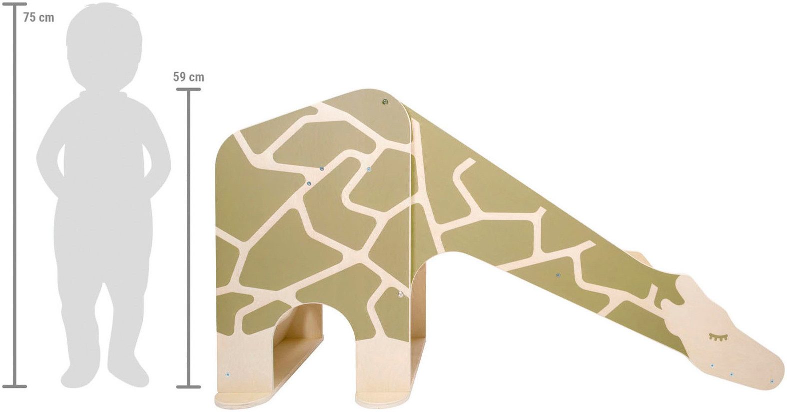 Small Foot Indoor Slide Wildlife Giraffe
