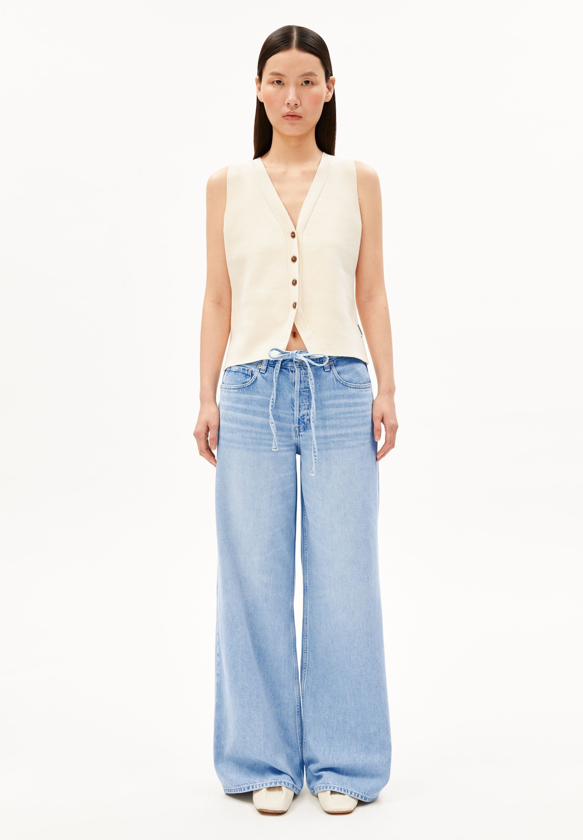 Armedangels Weite Jeans ASTRAEAAS Wide Jeans Bio-Baumwoll Mix (Non-Stretch, Loose Fit) Mid waist