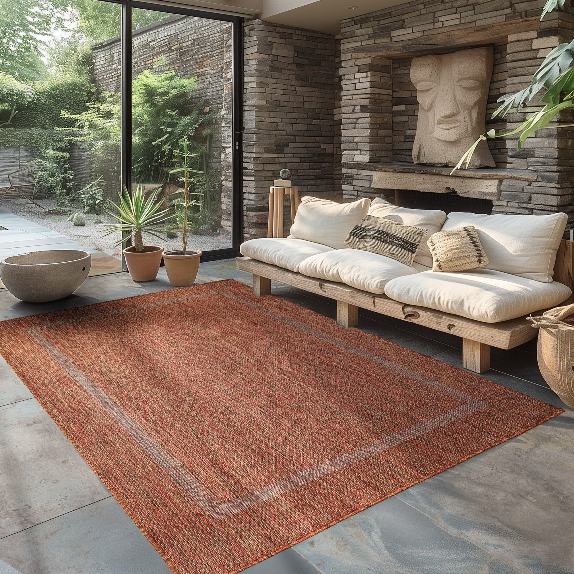 Carpettex Outdoorteppich Unicolor - Einfarbig, Läufer, günstig online kaufen