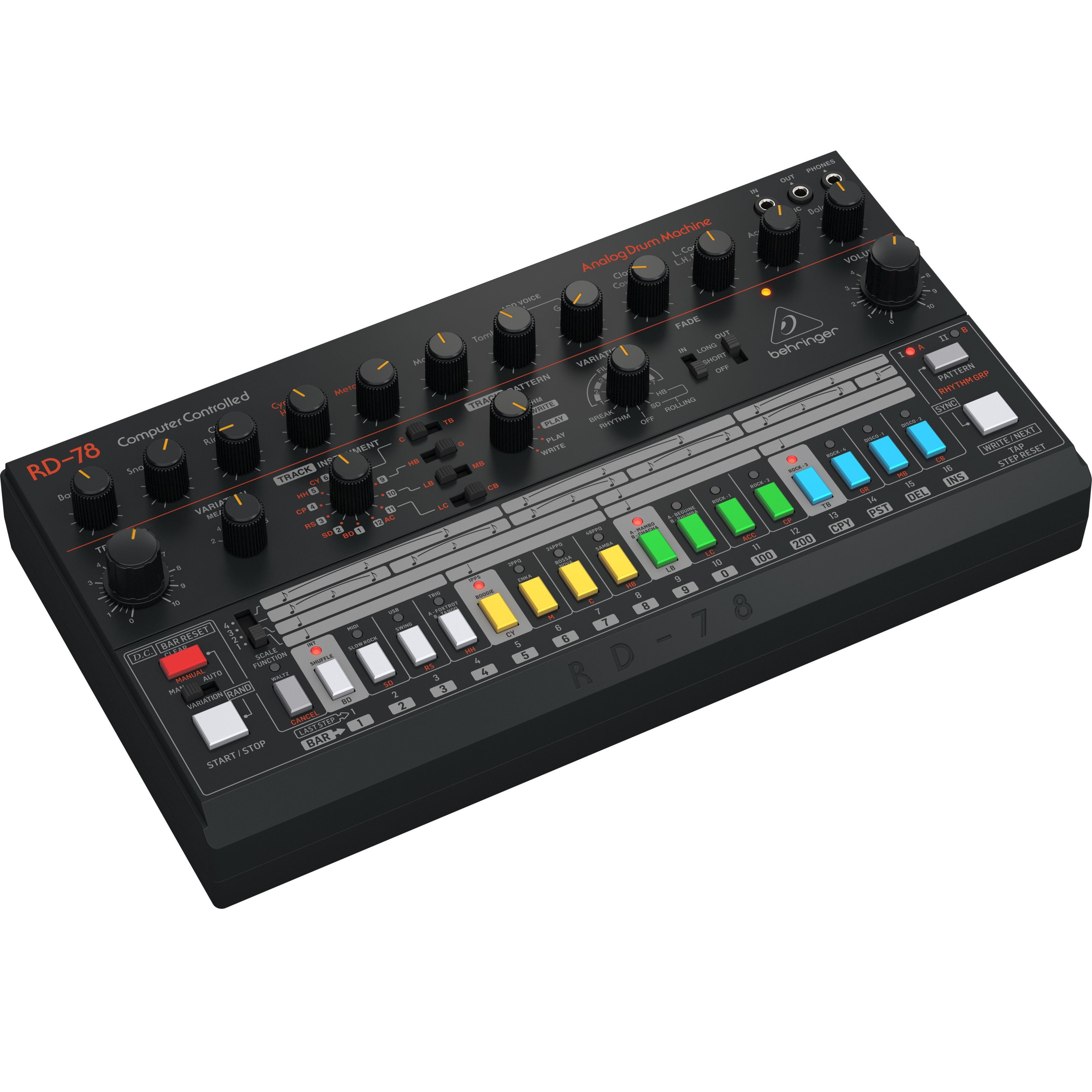 Behringer Synthesizer (Groove-Tools, Drumcomputer), RD-78 - Drum Machine