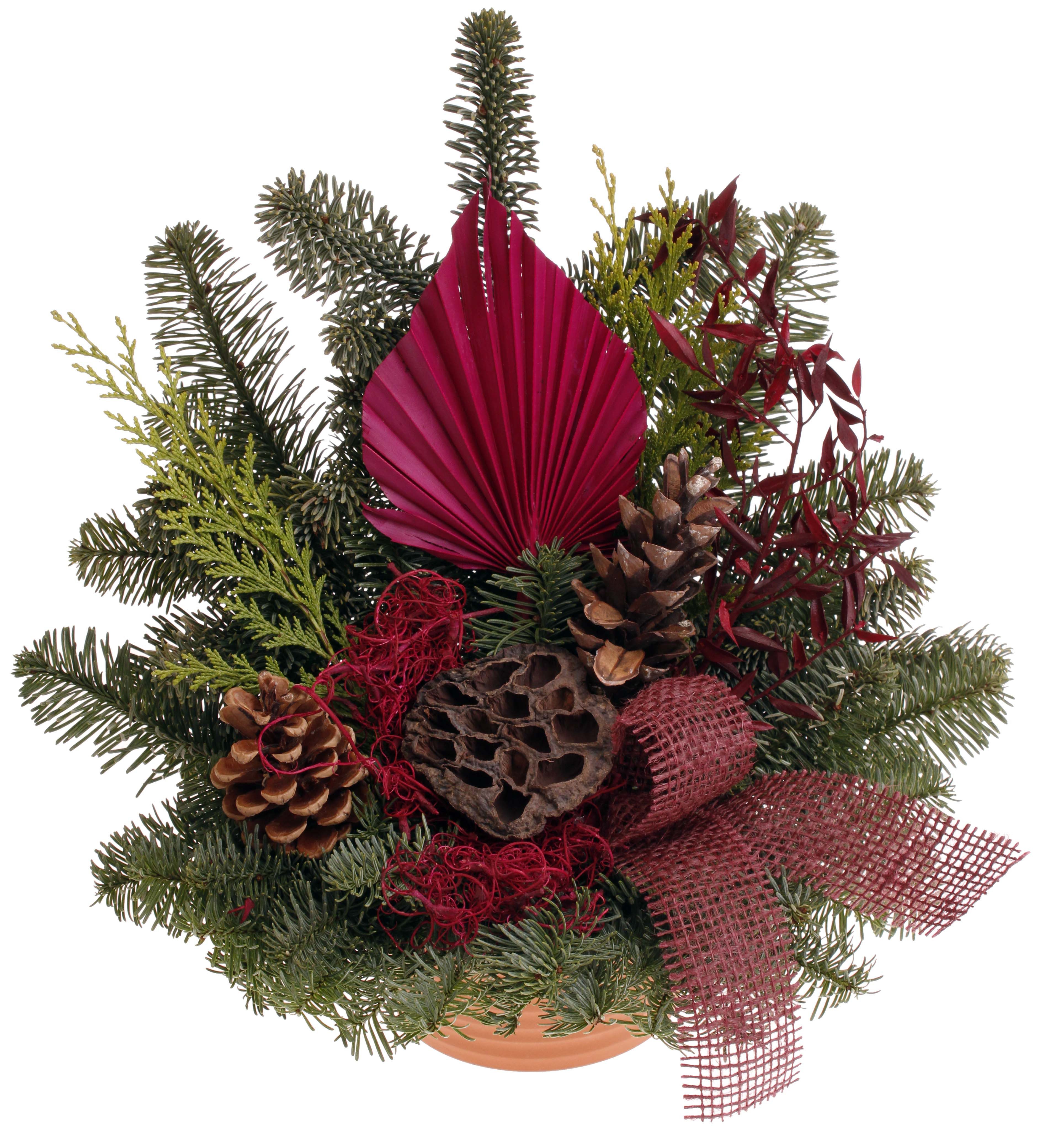 CreaFlor Home Dekokranz Grabschmuck, Handarbeit, Natur, Motiv: Palmspeer