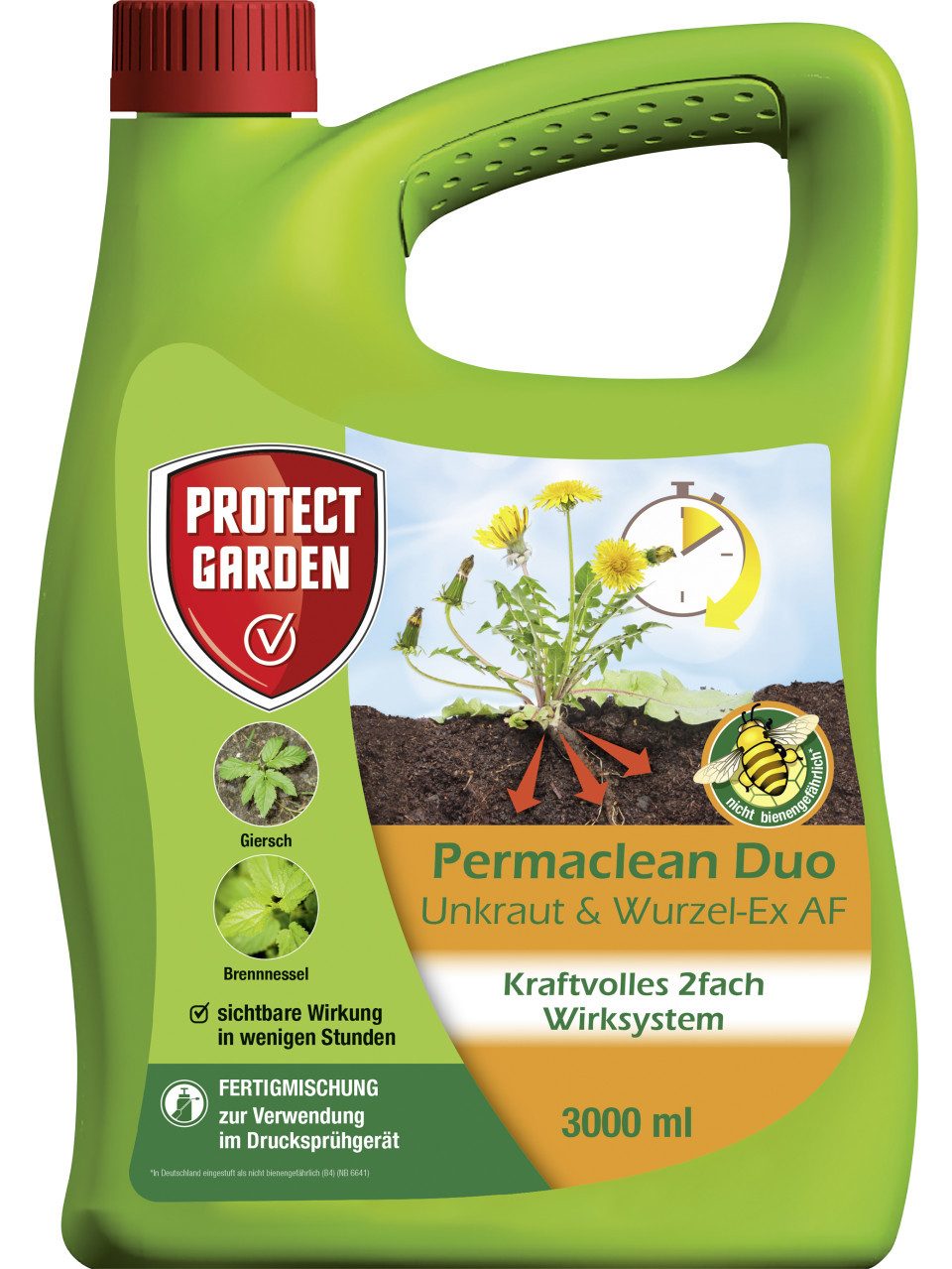 PROTECT Unkrautbekämpfungsmittel Protect Garden Permaclean Duo Unkraut & Wurzel-Ex