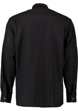 OS-Trachten Trachtenhemd Flafa Langarmhemd mit Edelweiß-Zierteil auf der Knopfleiste