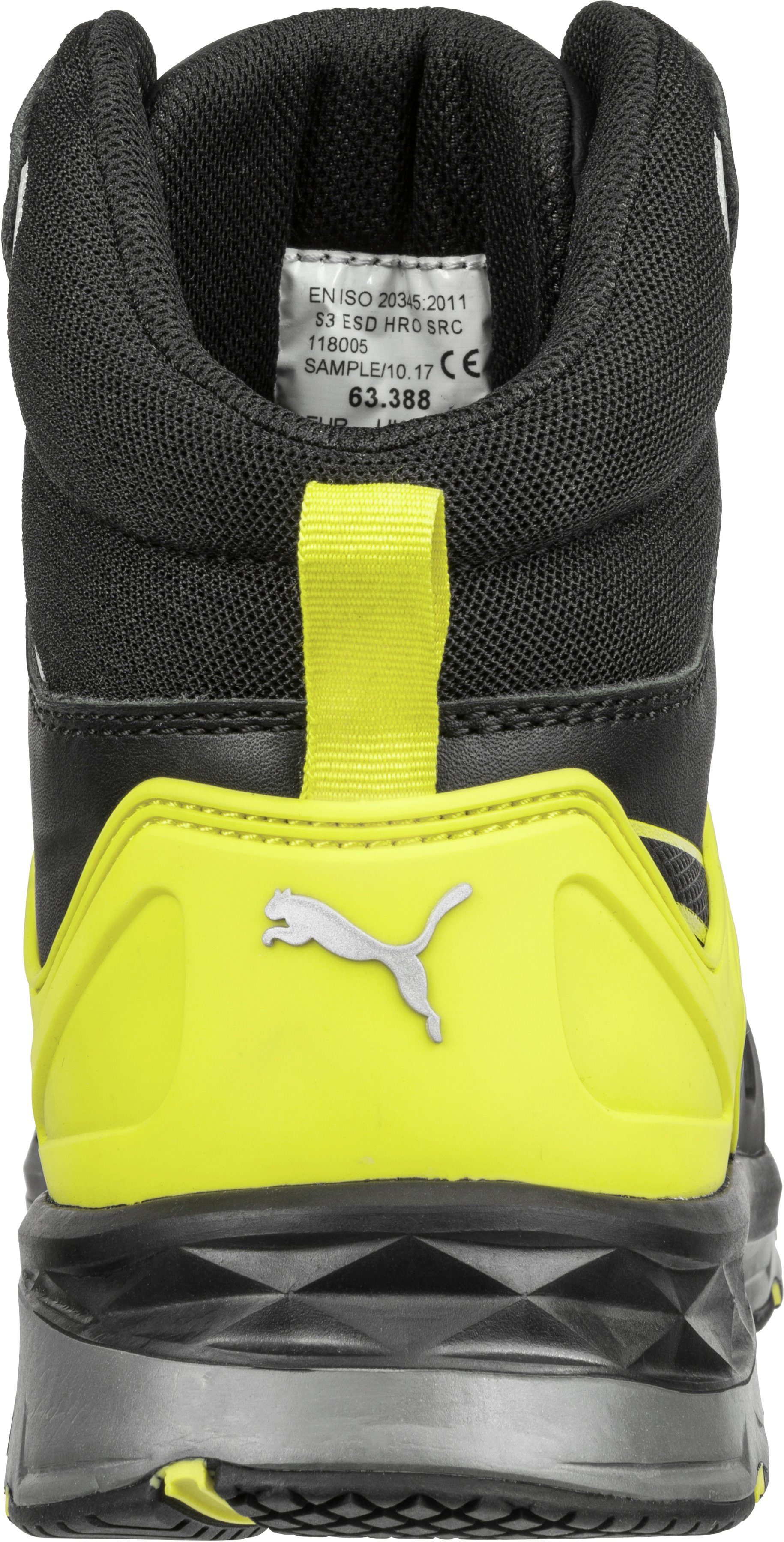 VELOCITY 2.0 S3 YELLOW Sicherheitsstiefel MID Sicherheitsklasse Safety PUMA