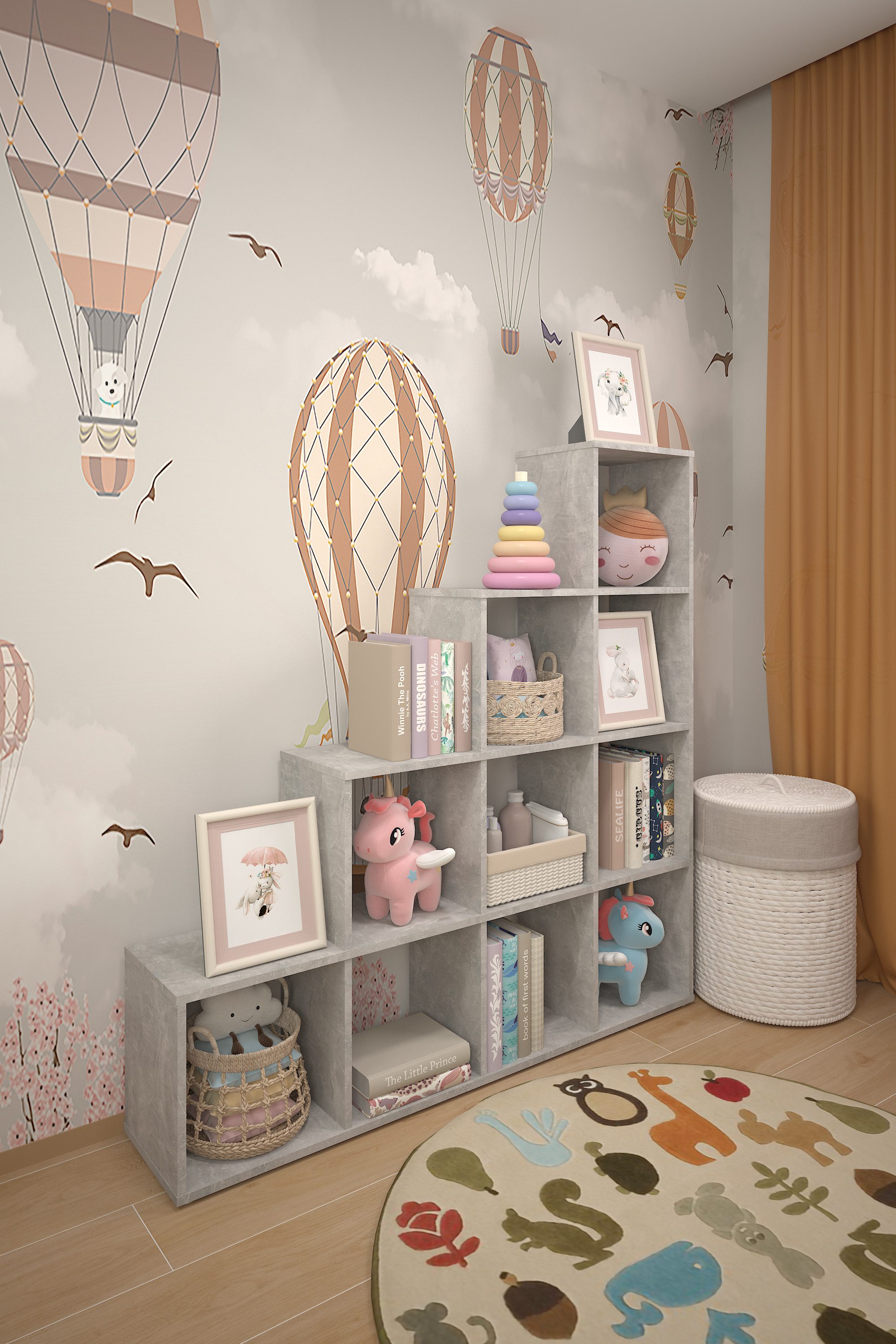 AT4 Raumteiler AT4 Regal Cubic Raumteiler (10 Sektonen) günstig online kaufen