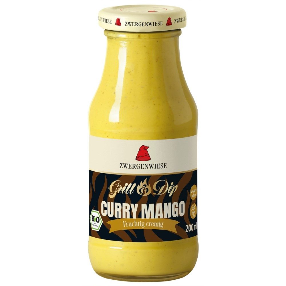Zwergenwiese Grillsauce Grill & Dip - Curry Mango 200ml