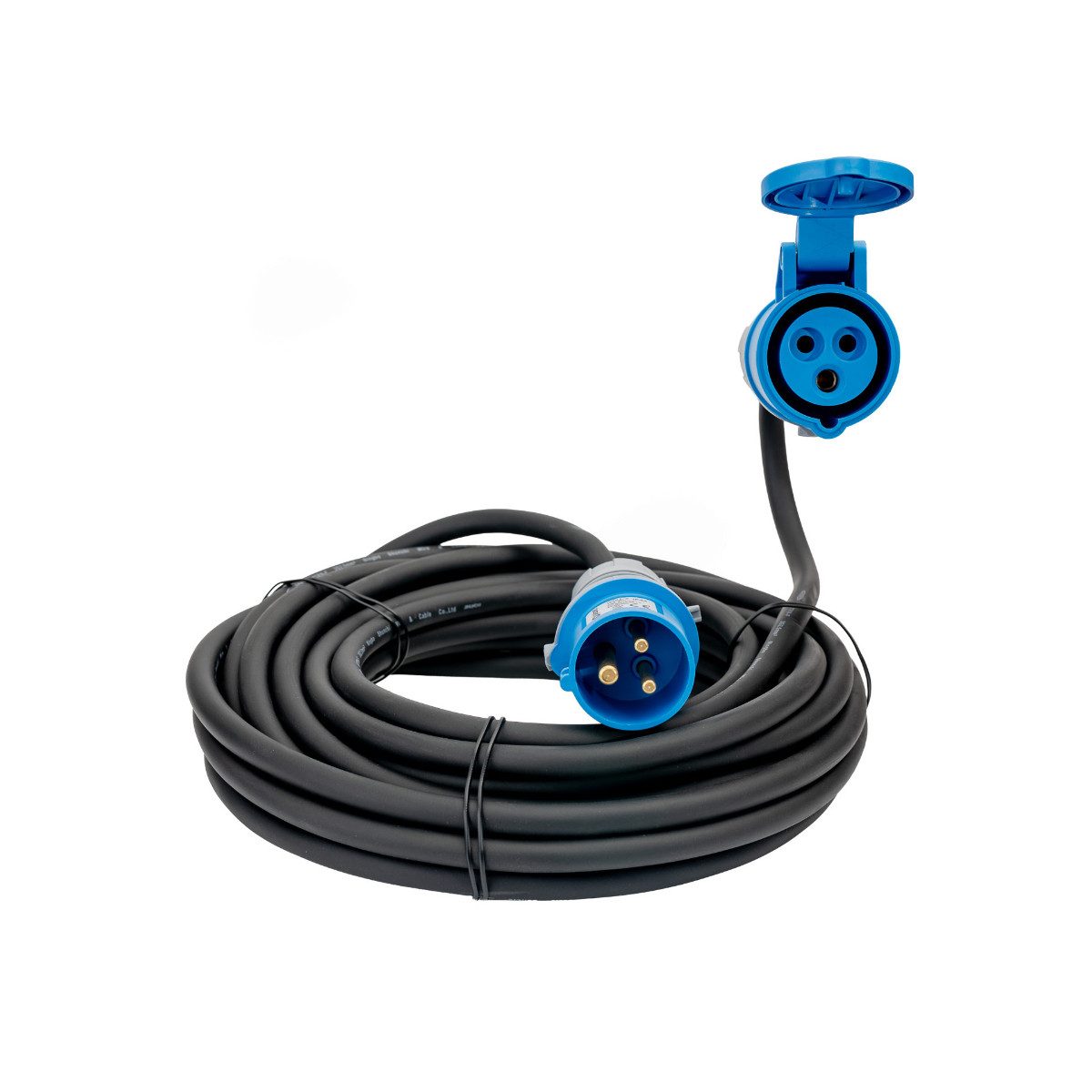 Platinet EV_GP5110 CEE-Adapterkabel CEE Stecker zu CEE Steckdose, Robustes 10 m CEE Verlängerungskabel für Outdoor Einsatz
