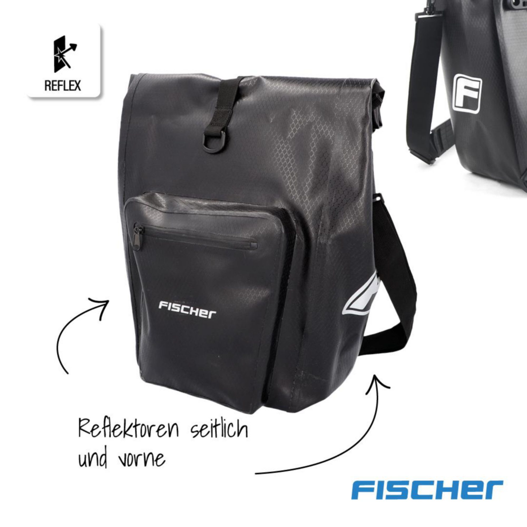 FISCHER Fahrrad Gepäckträgertasche PLUS Terra