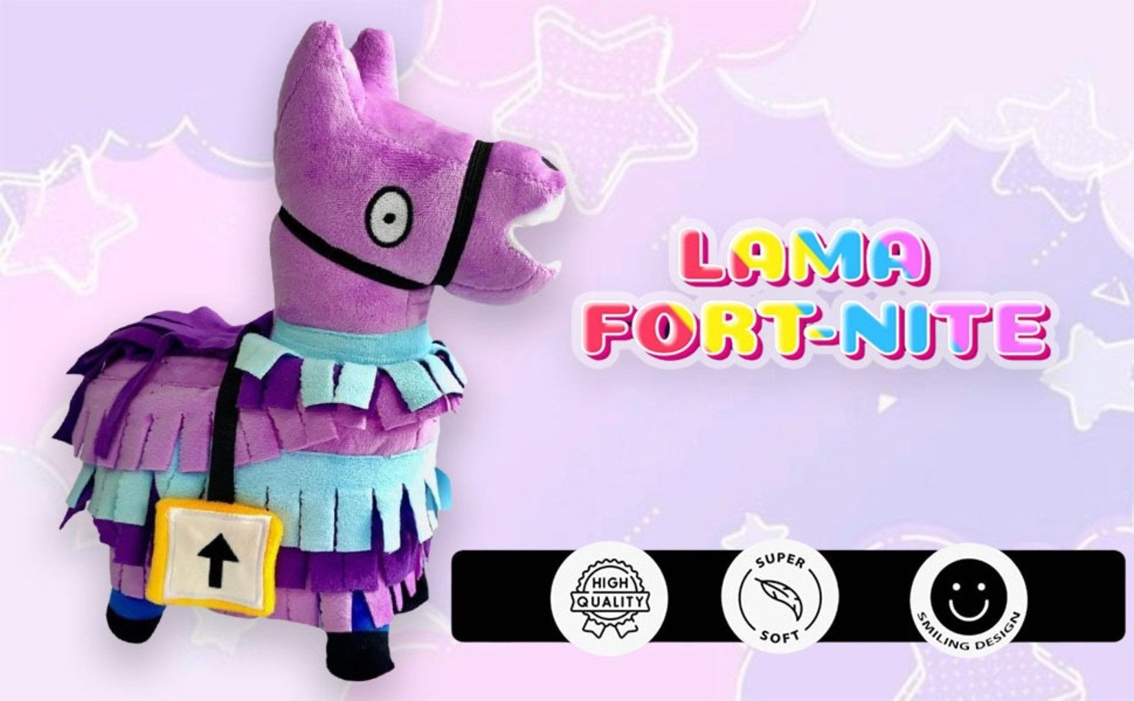 Wiztex Kuscheltier Lama Loot Fort-nite Plüschfigur günstig online kaufen