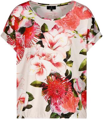 Monari Rundhalsshirt mit Blumenmuster