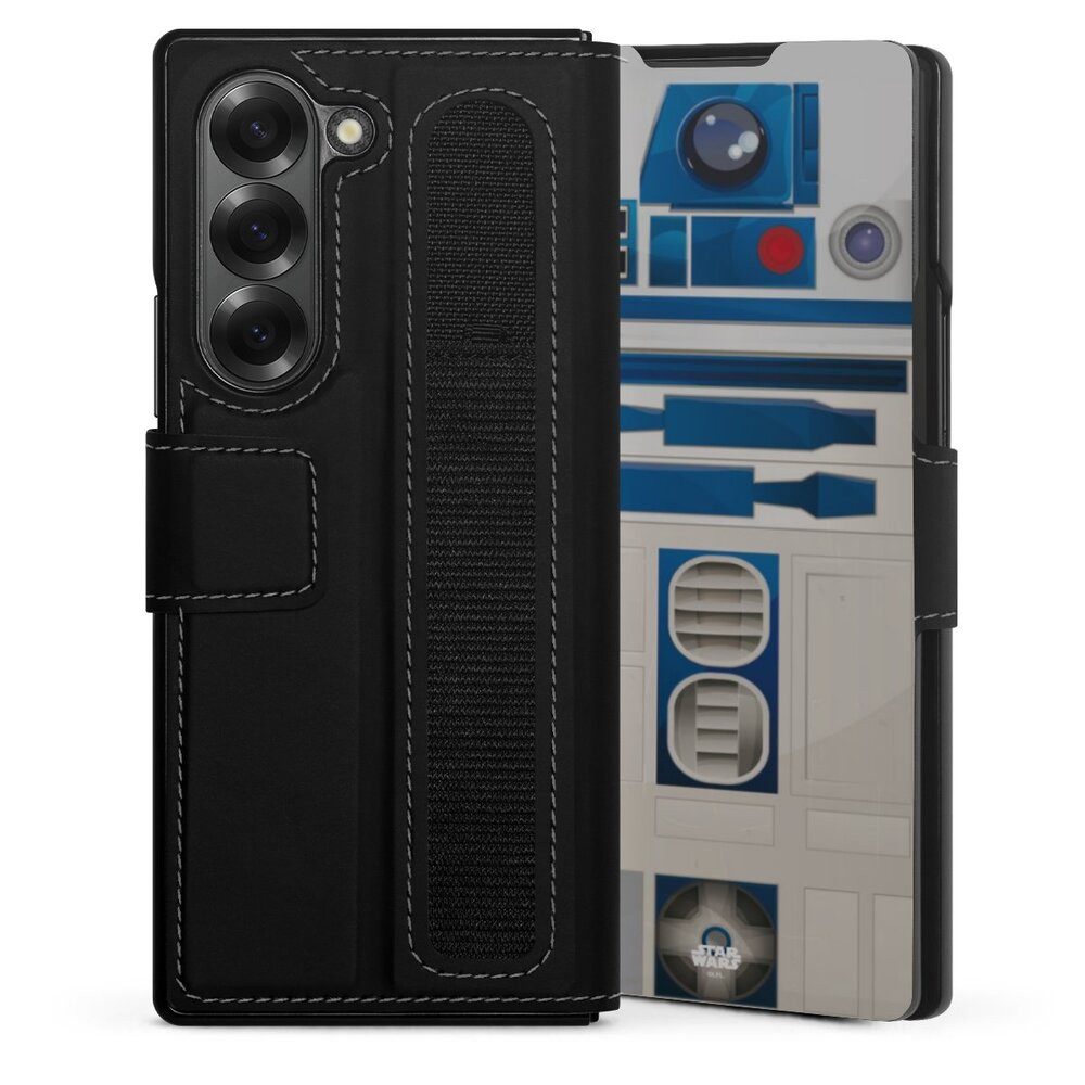 DeinDesign Handyhülle Star Wars R2D2 Fanartikel R2D2 Closeup - Star Wars, Samsung Galaxy Z Fold 6 Hülle Handy Flip Case Wallet Cover
