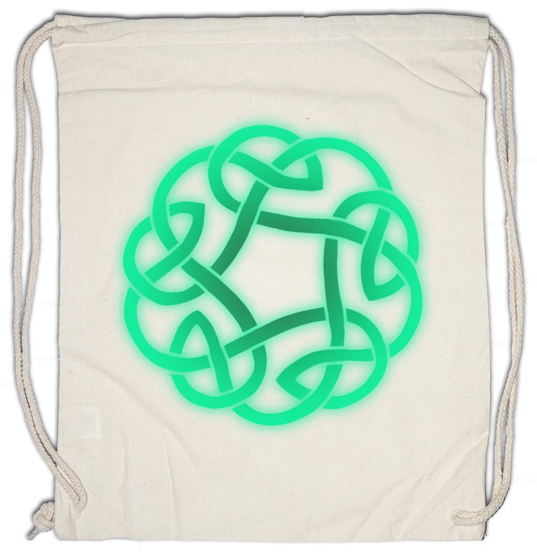 Urban Backwoods Turnbeutel Celtic Knot Logo Sign III Turnbeutel Kelten Tribal Knoten Keltisch (1-tlg), Tattoo Kreuz Cross Runen