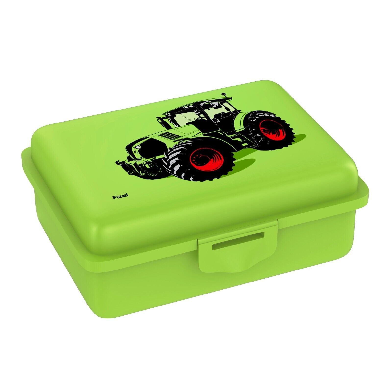 Fizzii Lunchbox bunte Brotdose 18 x 13 x 7 cm, Polyethylen, mit Innengefach zum Rausnehmen