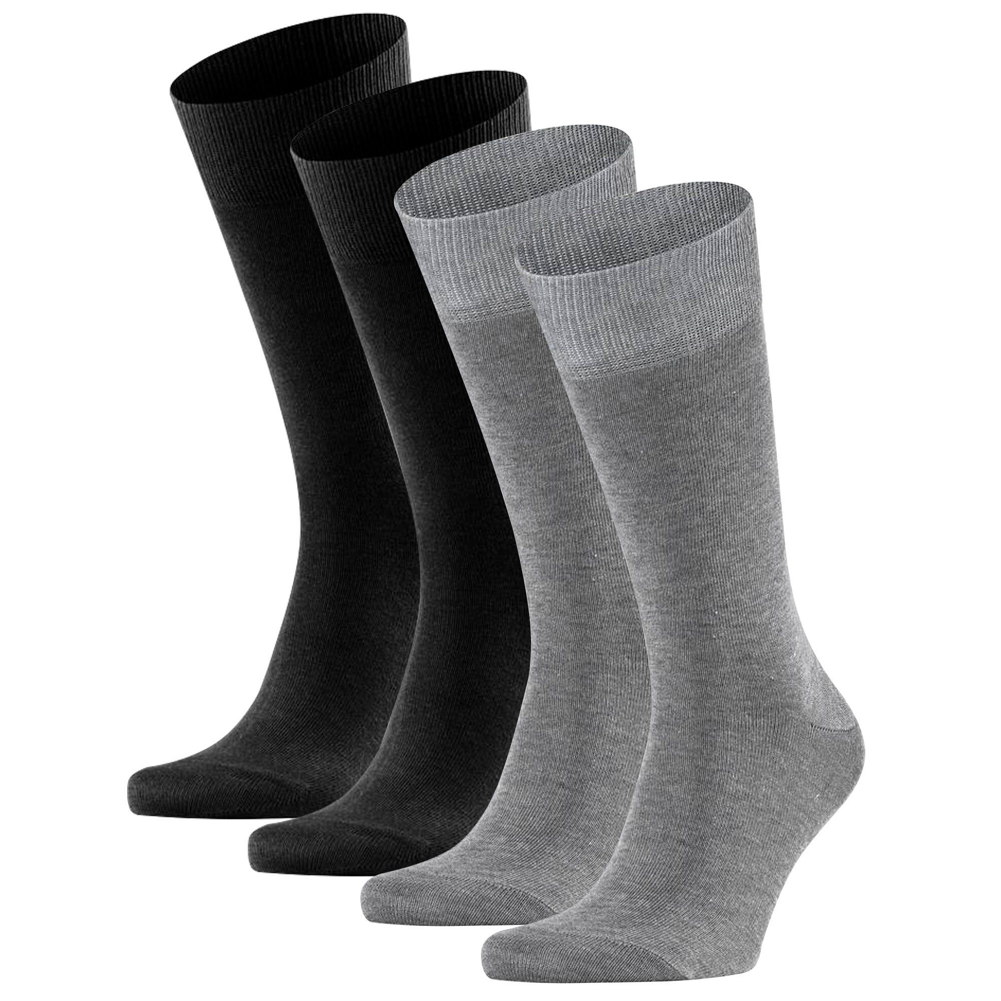 Kurzsocken Herren Socken 4er Pack Baumwolle FALKE Happy DP SO