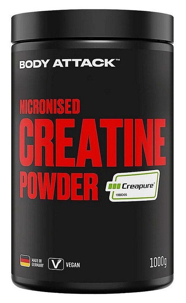 Body Attack Body Attack Micronised Creatine Powder (Creapure) - 500 g-Dose Pulver