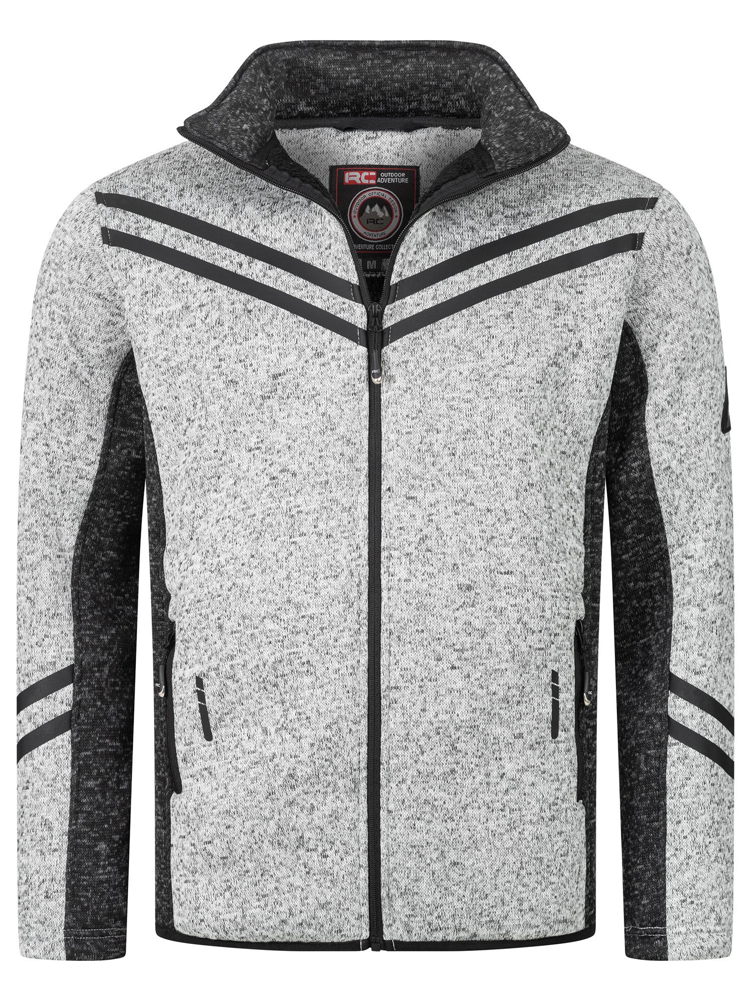 Rock Creek Fleecejacke Herren Jacke Melange günstig online kaufen