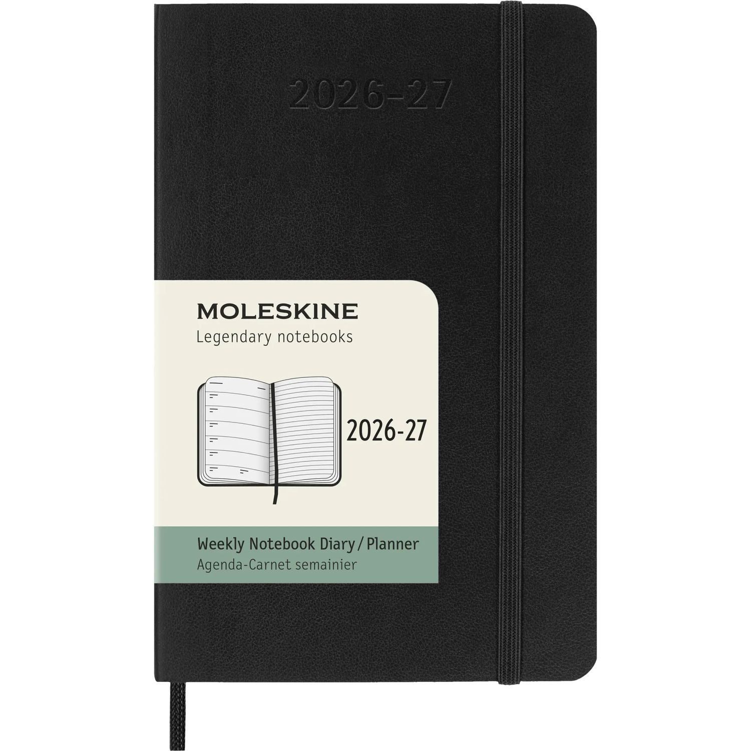 MOLESKINE Taschenkalender Moleskine 18 Monate Wochenkalender 2026/2027, P/A6, 1 Wo = 1 Seite,...