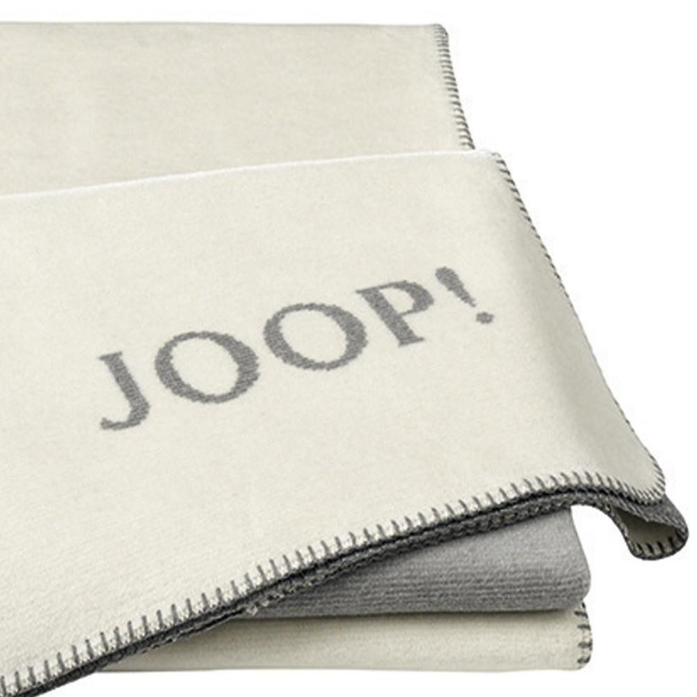Wohndecke Melange Doubleface Natur - Silber 150 x 200 cm, JOOP!