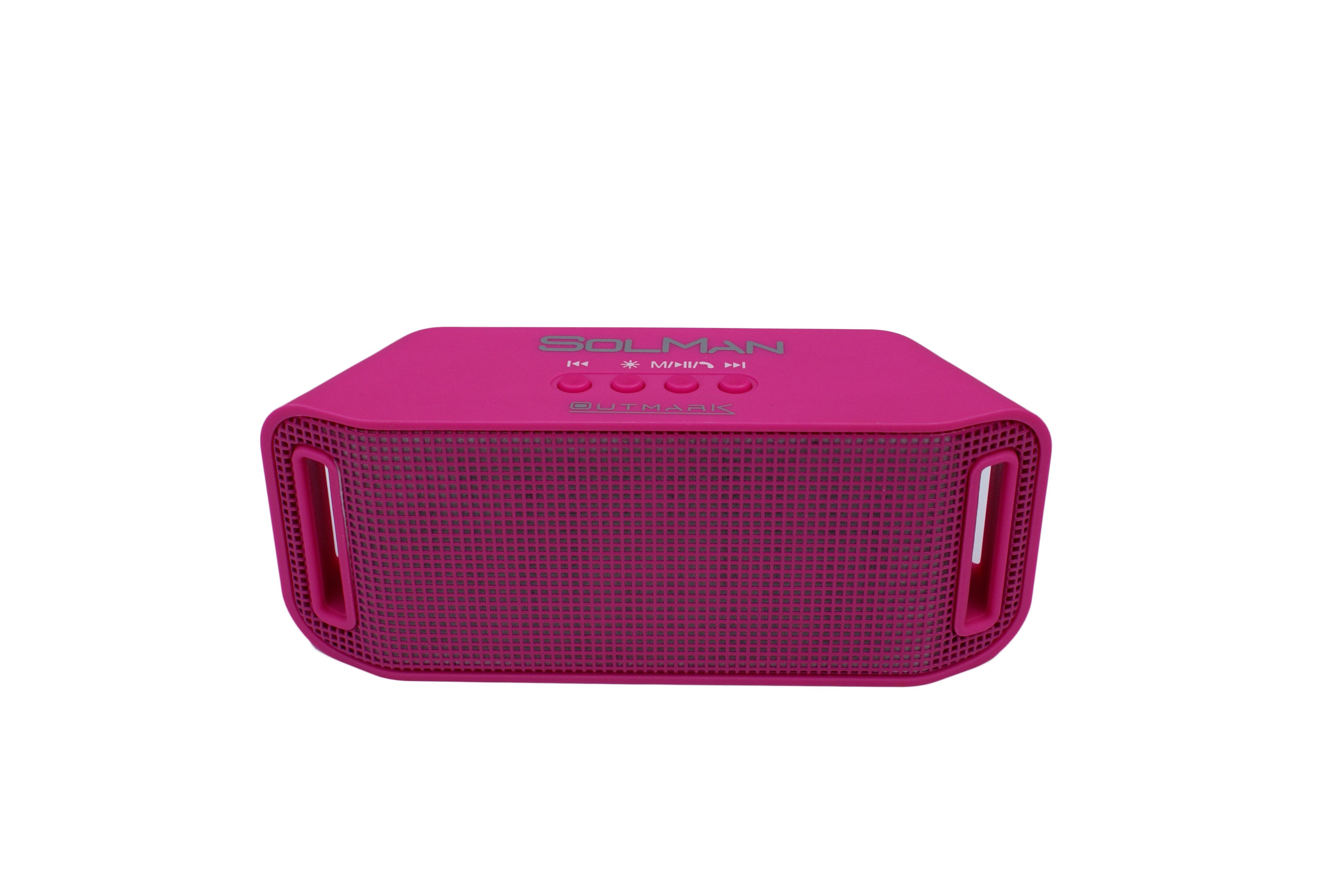 OUTMARK SOLMAN LED Beleuchteter BT Speaker Bluetooth-Lautsprecher