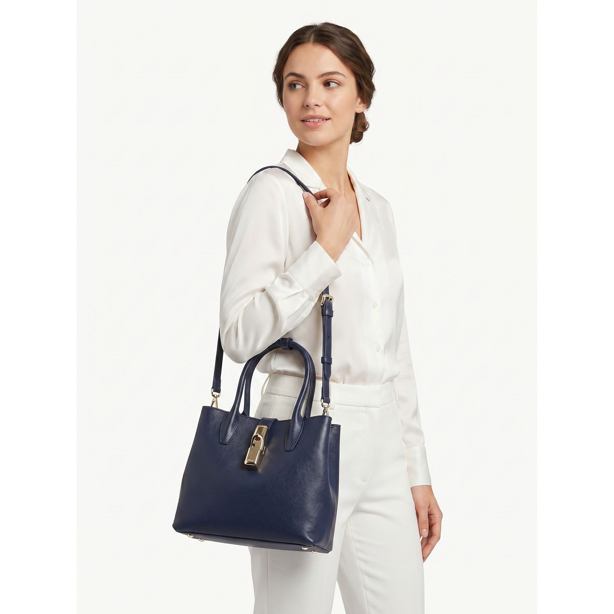 Furla Henkeltasche Goccia, Leder
