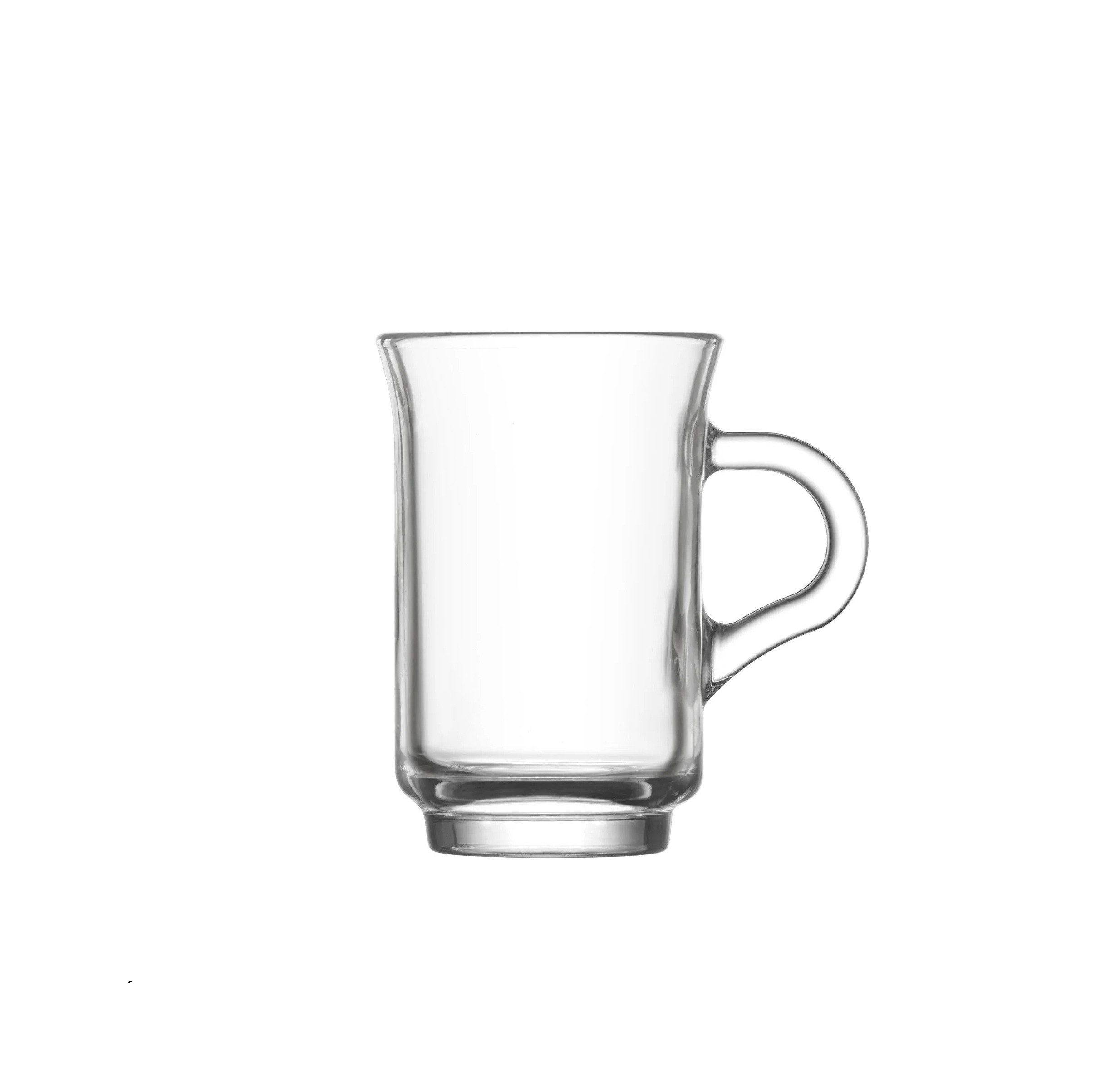 LAV Teeglas Ada 6er-Set mit Henkel 155 ml - klassisch & handlich, 6-tlg., Glas, 6-teilig, 155 ml