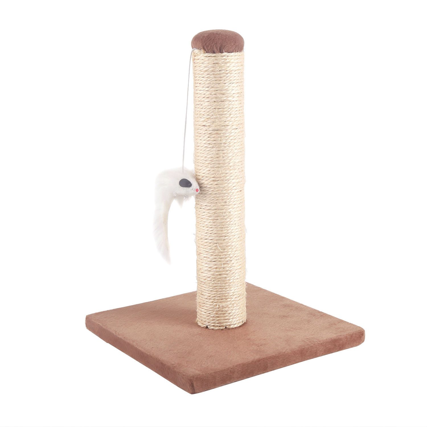 Kratzsäule Katzenbaum mit Pfosten-Sisal-Kratze Kätzchen Spielturm