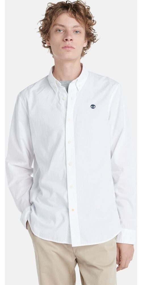Timberland Longsleeve Saco River Solid Poplin Long Sleeve Shirt