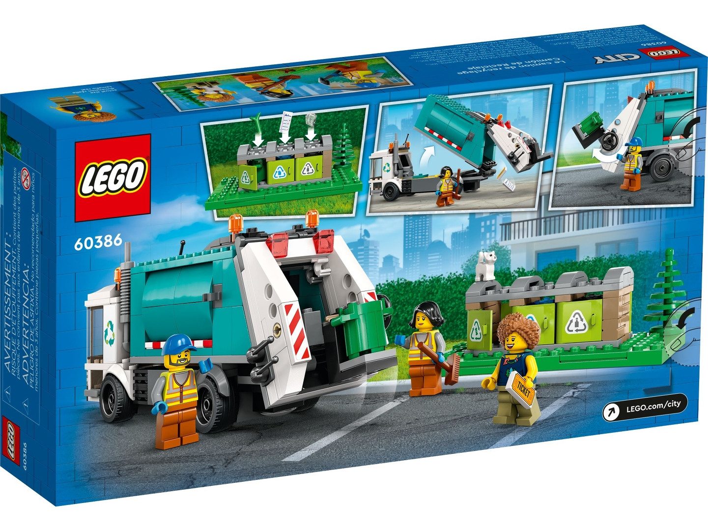 LEGO® LEGO® City 60386 Müllabfuhr Konstruktionsspielsteine, günstig online kaufen