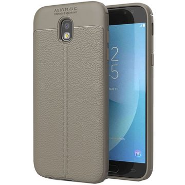 König Design Handyhülle Samsung Galaxy J5 (2017), Samsung Galaxy J5 (2017) Handyhülle Backcover Grau