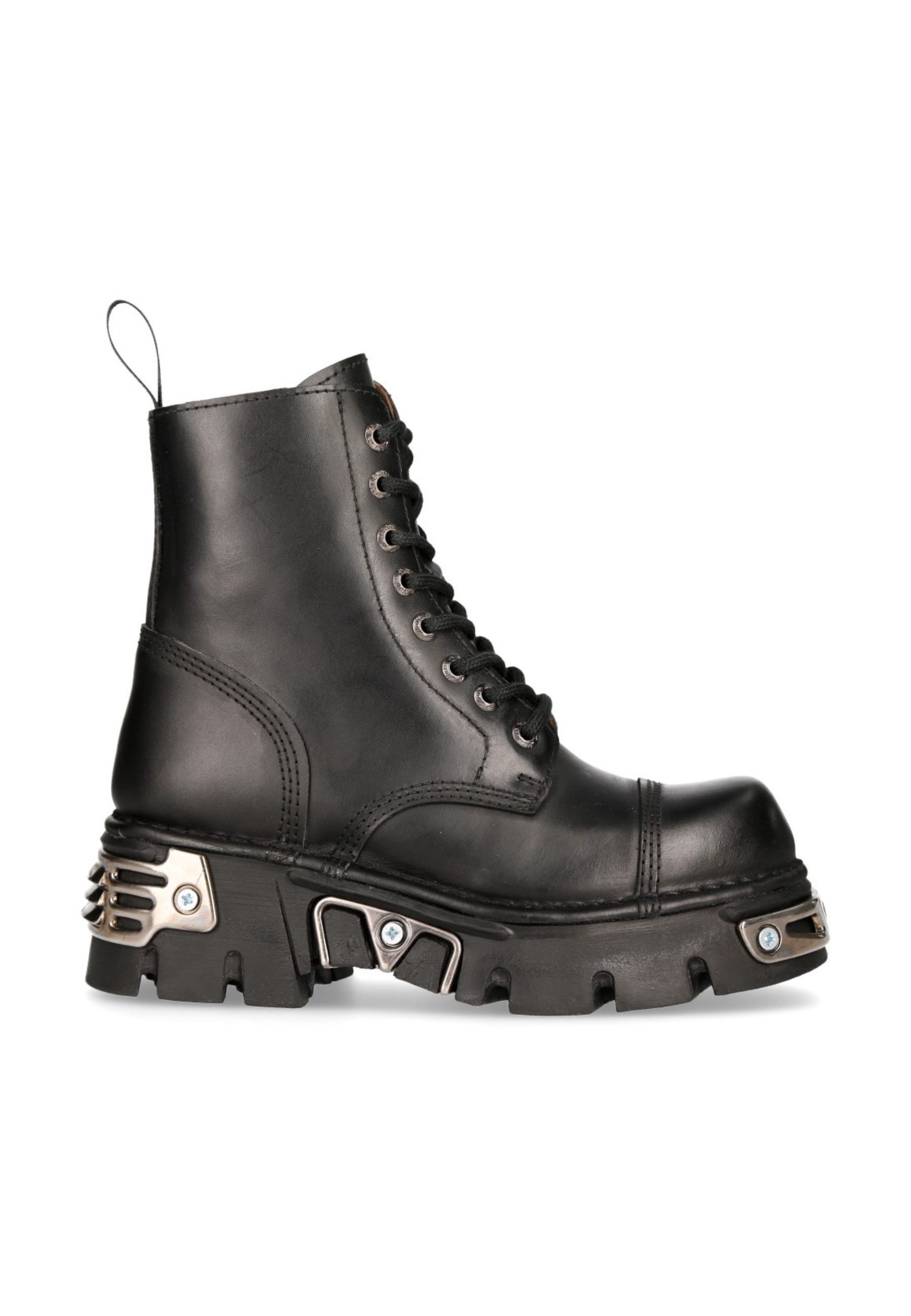 NEW ROCK M.NEWMILI083-S35 Plateaustiefelette Handgefertigt in Spanien aus echtem Leder